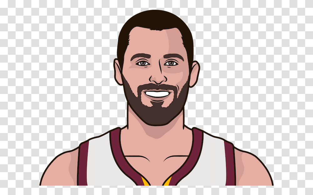 Kevin Love Career Stats Stephen Curry Drawing Easy, Face, Person, Head, Clothing Transparent Png
