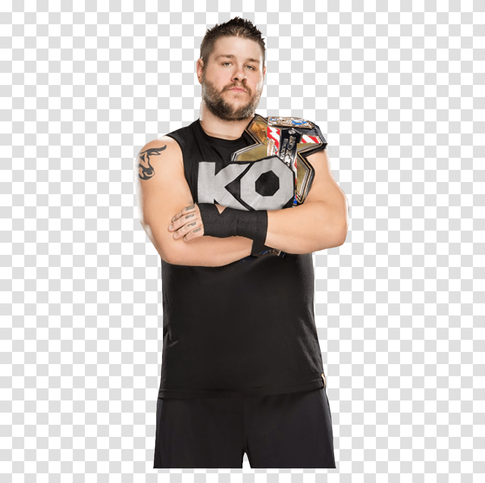 Kevin Owens By Nibble T P Kevin Owens With Wwe Championship, Person, Arm, People Transparent Png