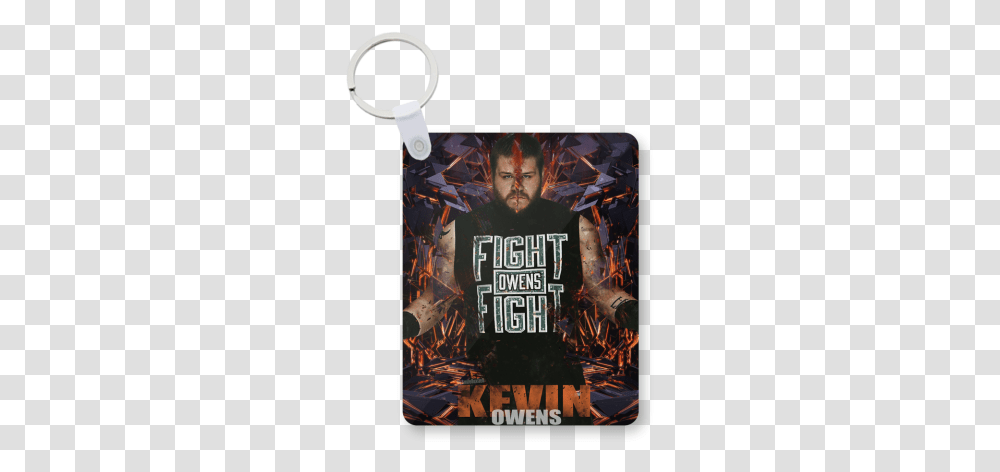 Kevin Owens Printed Keychain Keychain, Person, Human, Poster, Advertisement Transparent Png