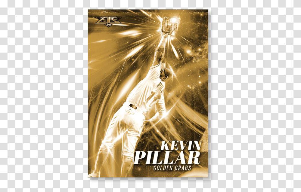 Kevin Pillar 2017 Topps Fire Golden Gloves Poster Poster, Advertisement, Airplane, Flyer, Paper Transparent Png