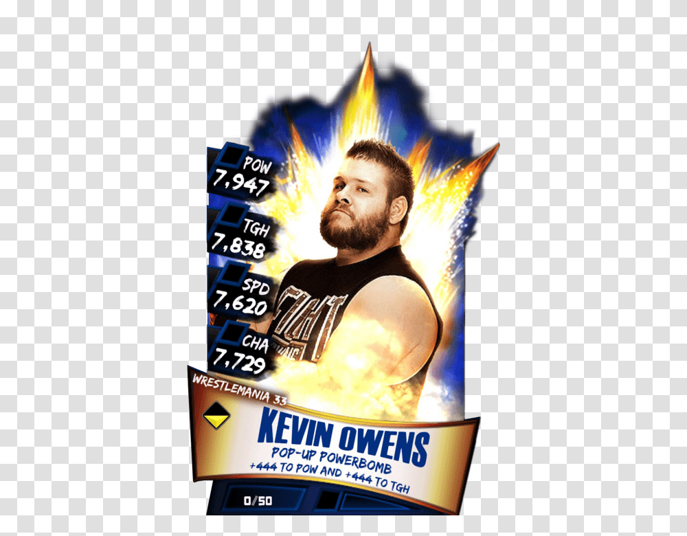 Kevinowens S3 14 Wrestlemania33 Wrestlemania 33 Wwe Supercard, Advertisement, Poster, Flyer, Paper Transparent Png