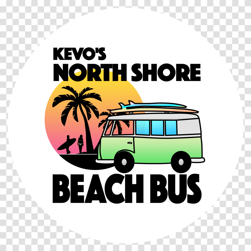 Kevos Beach Bus, Van, Vehicle, Transportation, Logo Transparent Png