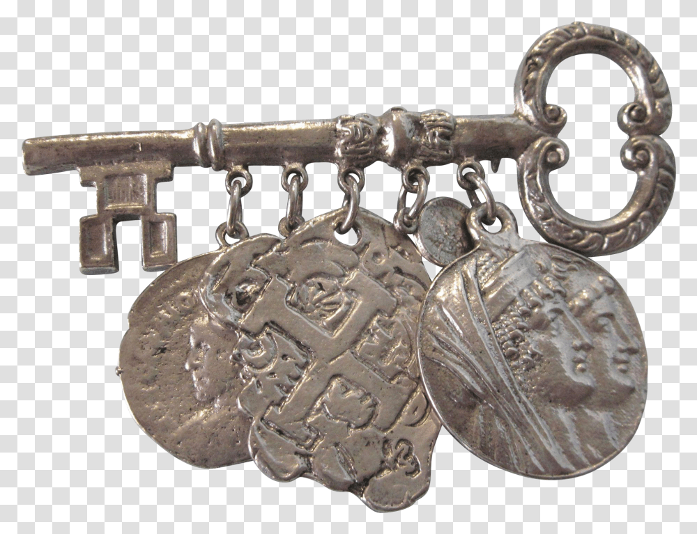 Key Antique, Bronze, Gold, Silver, Crystal Transparent Png