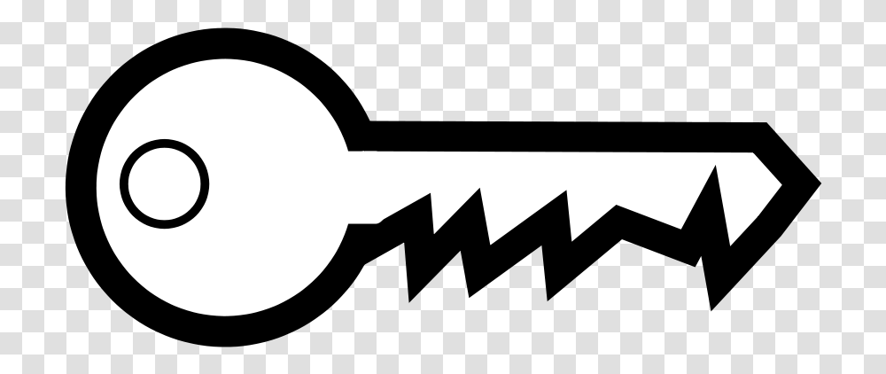 Key Car Lock Open House Key Image Black And White, Silhouette Transparent Png