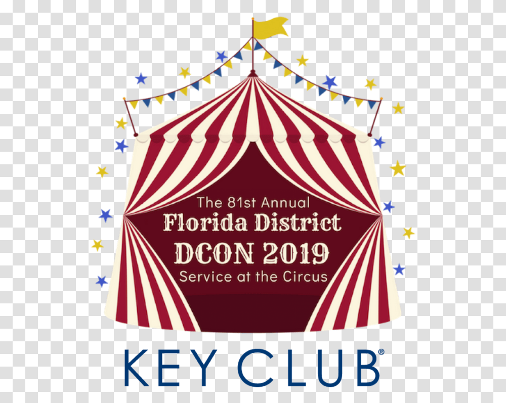 Key Club Dcon 2019, Circus, Leisure Activities, Poster, Advertisement Transparent Png