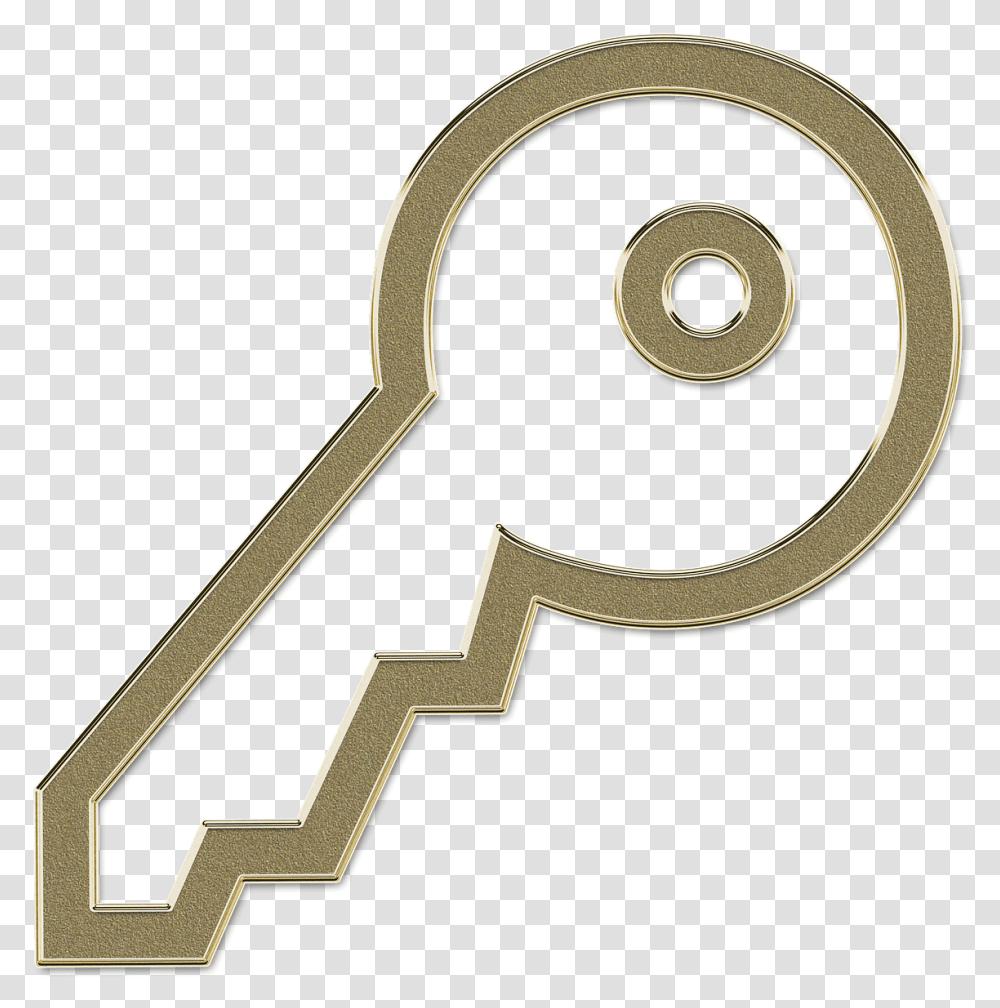 Key Golden Skeleton Key Castle Gold Sign Handwriting, Shower Faucet, Porcelain, Pottery Transparent Png