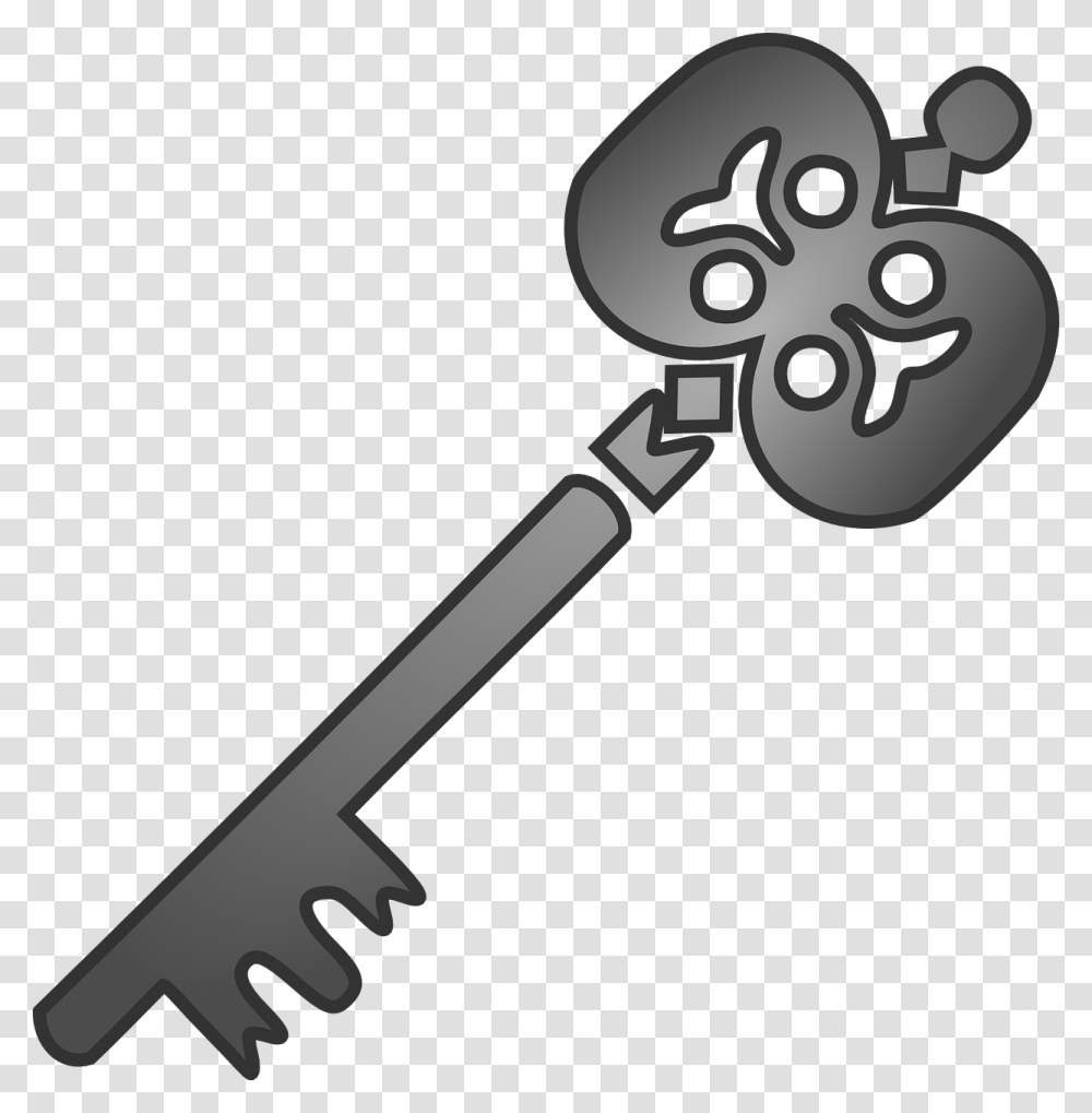 Key Gray, Scissors, Blade, Weapon, Weaponry Transparent Png