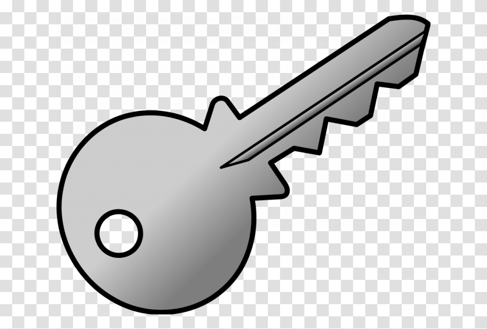 Key Images Grey Shaded Key Clipart, Silhouette, Stencil Transparent Png