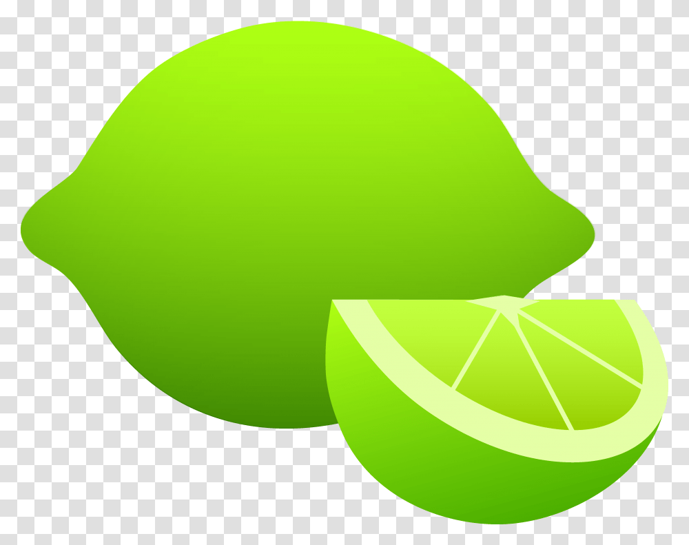 Key Lime Pie Slice Clipart Lime Clipart, Citrus Fruit, Plant, Food, Tennis Ball Transparent Png