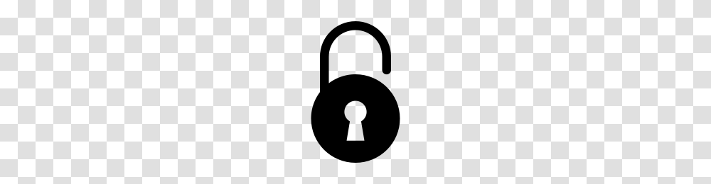 Key Lock Opened Flat Style Icons Noun Project, Gray, World Of Warcraft Transparent Png
