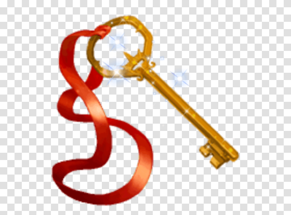 Key Sparkle Ribbon Clipart Skeletonkey Gold Red Equideow March Noir Transparent Png