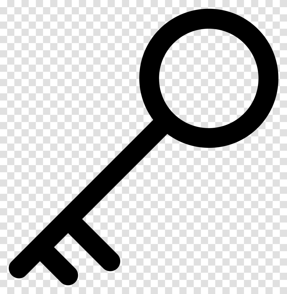 Key Vector Icon Thin Key, Gray, World Of Warcraft Transparent Png