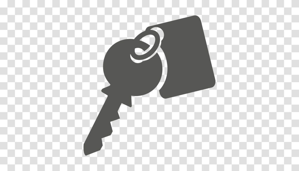 Key With Tag Icon, Silhouette Transparent Png