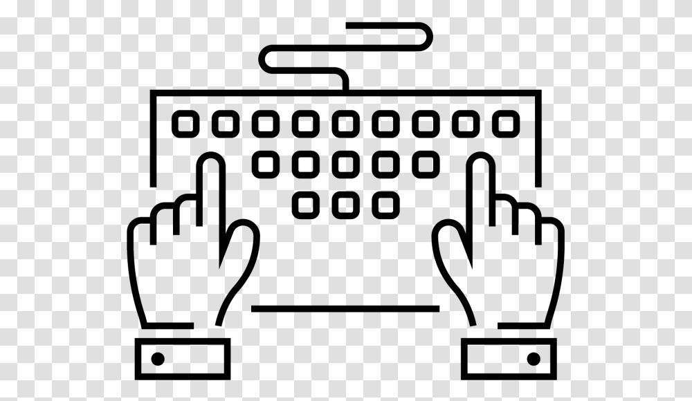 Keyboard Clipart Icon Hands On Keyboard Icon, Gray, World Of Warcraft Transparent Png