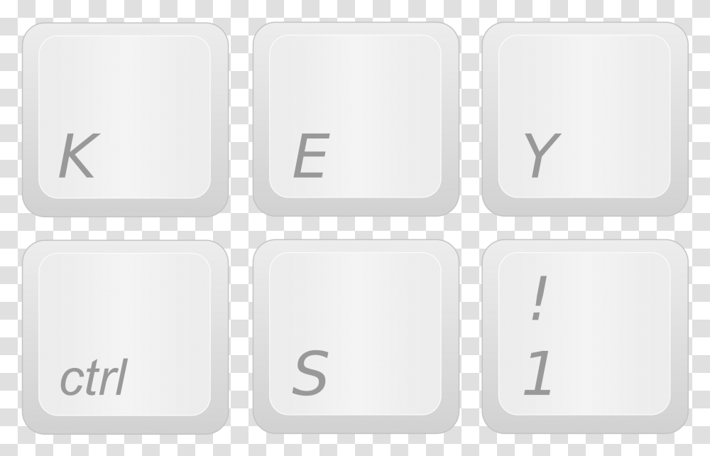 Keyboard Keys Keyboard Keys Clip Art, Number, Word Transparent Png
