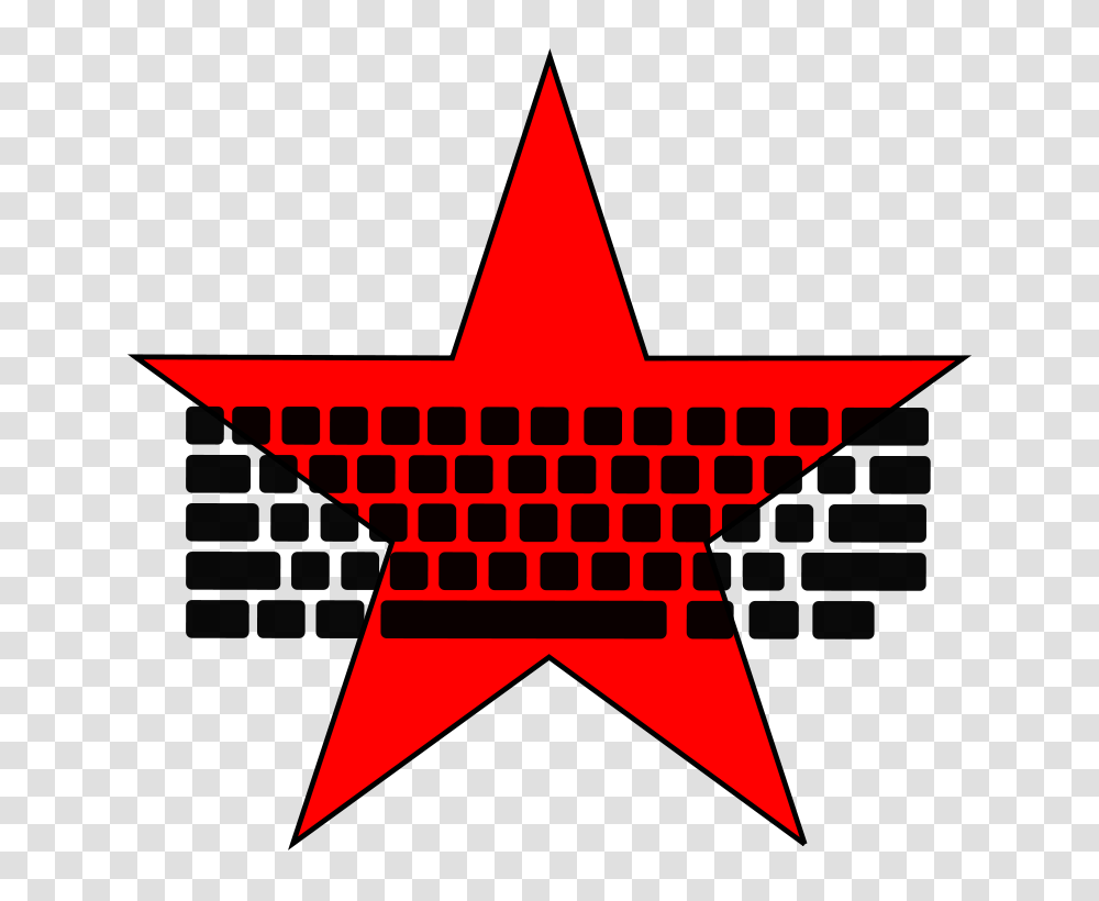 Keyboard Over Star, Technology, Star Symbol, Cross Transparent Png