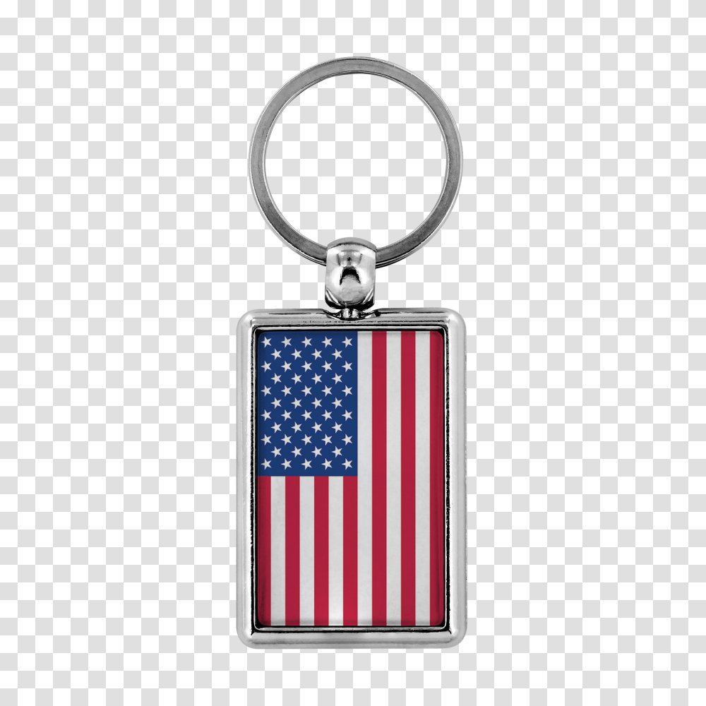 Keychain, Flag, American Flag, Pendant Transparent Png
