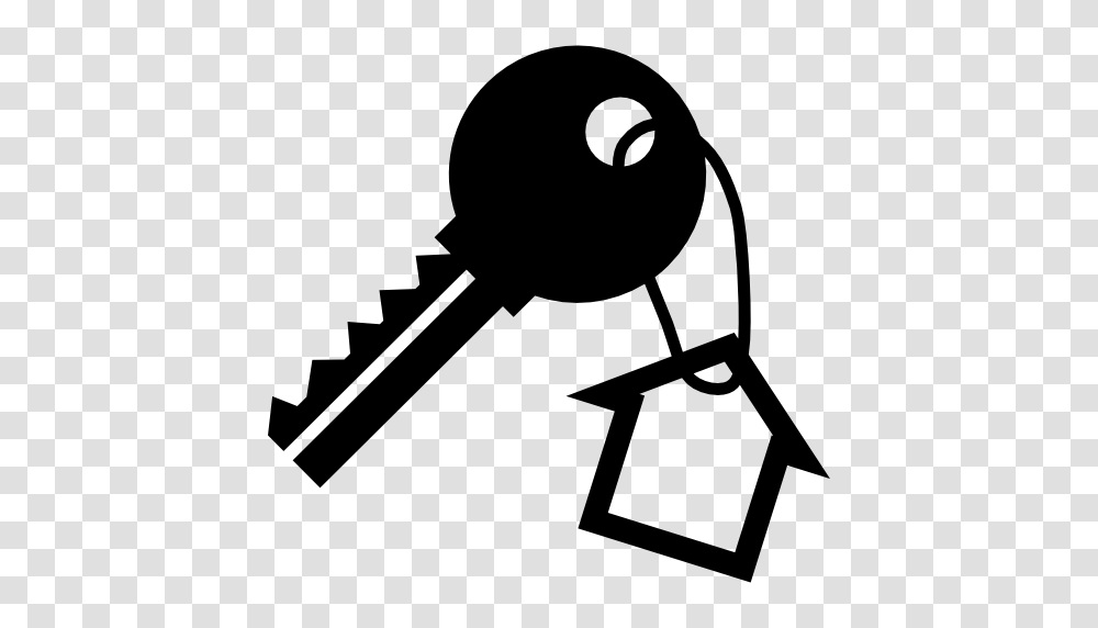 Keychain, Hammer, Tool, Silhouette Transparent Png