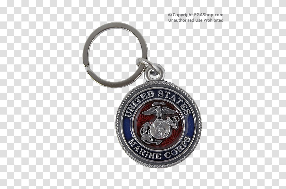 Keychain Pewter Marines Eagle Globe Anchor, Logo, Trademark, Pendant Transparent Png