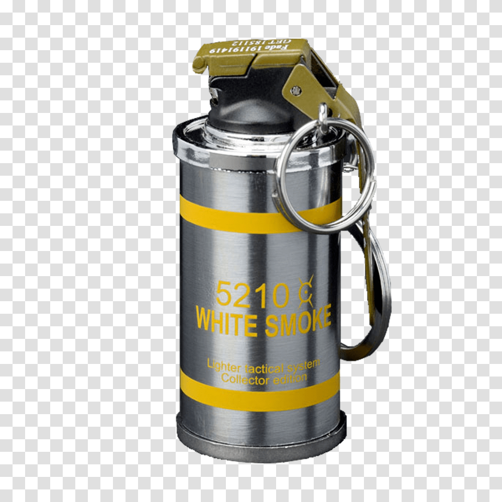 Keychain Smoke Grenade Lighter, Shaker, Bottle, Bomb, Weapon Transparent Png