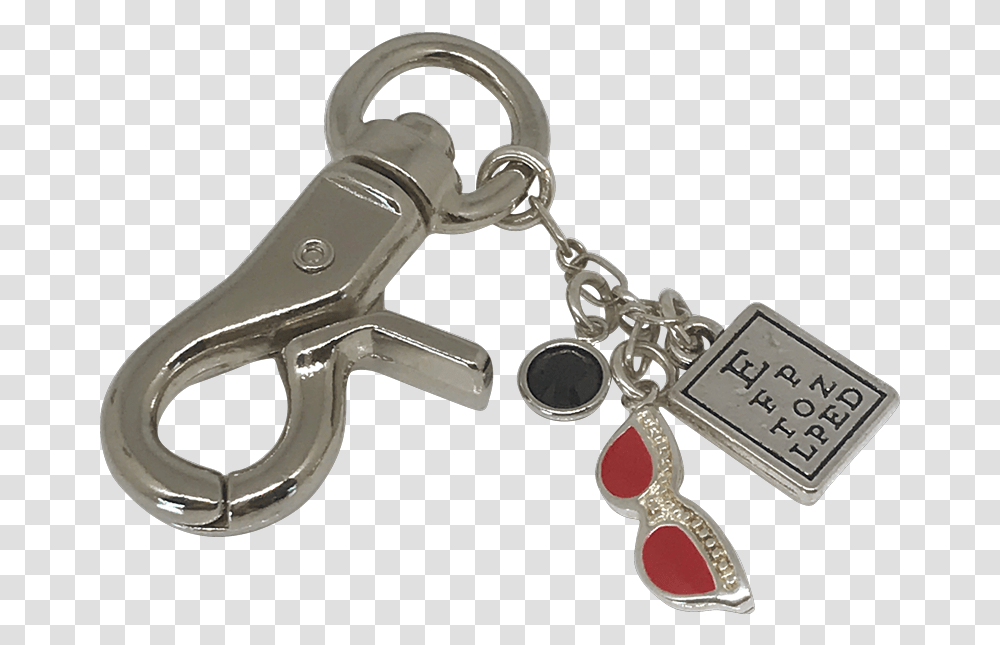 Keychain With Swarovski Crystal Bead Eye Chart Amp Keychain, Hook Transparent Png