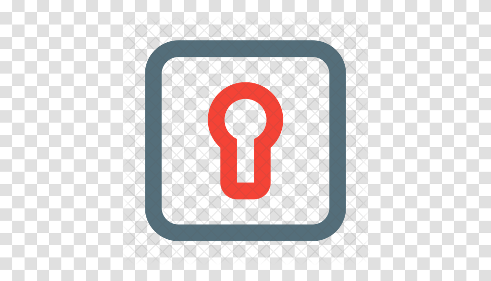 Keyhole Icon Dot, Security, Lock Transparent Png
