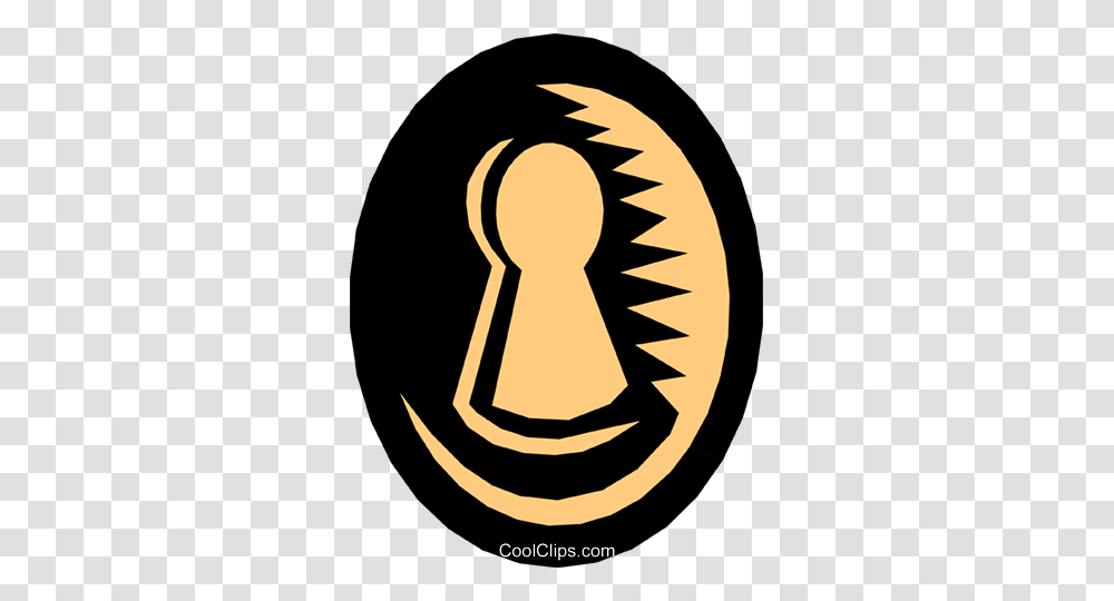 Keyhole Royalty Free Vector Clip Art Illustration, Logo, Trademark, Rug Transparent Png