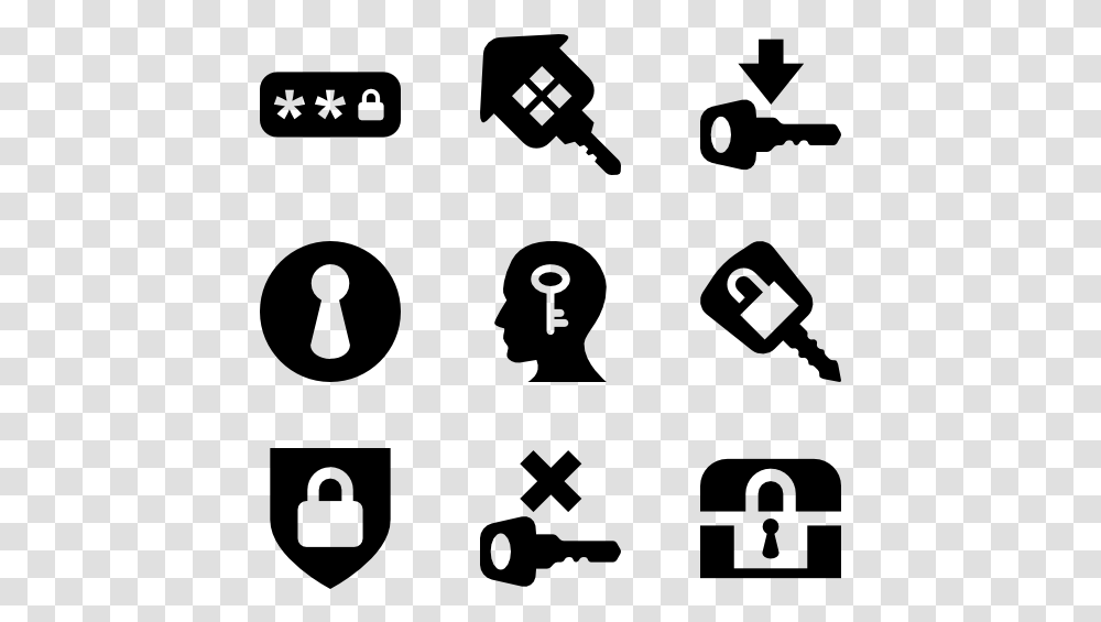 Keys And Locks Film Reel Icons, Gray, World Of Warcraft Transparent Png