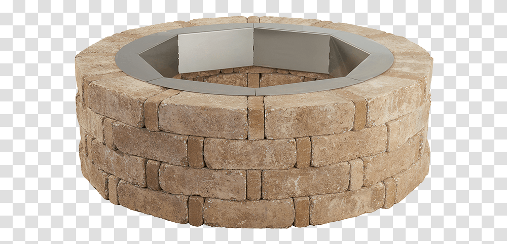 Keystone Hardscapes Concrete Fire Pit Kits, Brick, Box, Furniture, Table Transparent Png