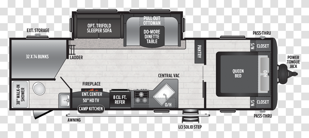 Keystone Hideout 28bhs Floor Plan, Plot, Diagram, Scoreboard Transparent Png