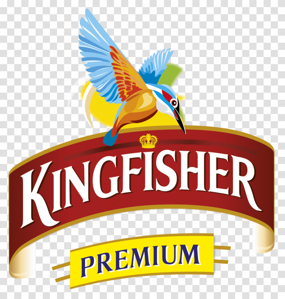 Kf Pd Logo Kingfisher Beer Logo, Bird, Animal, Beverage, Drink Transparent Png