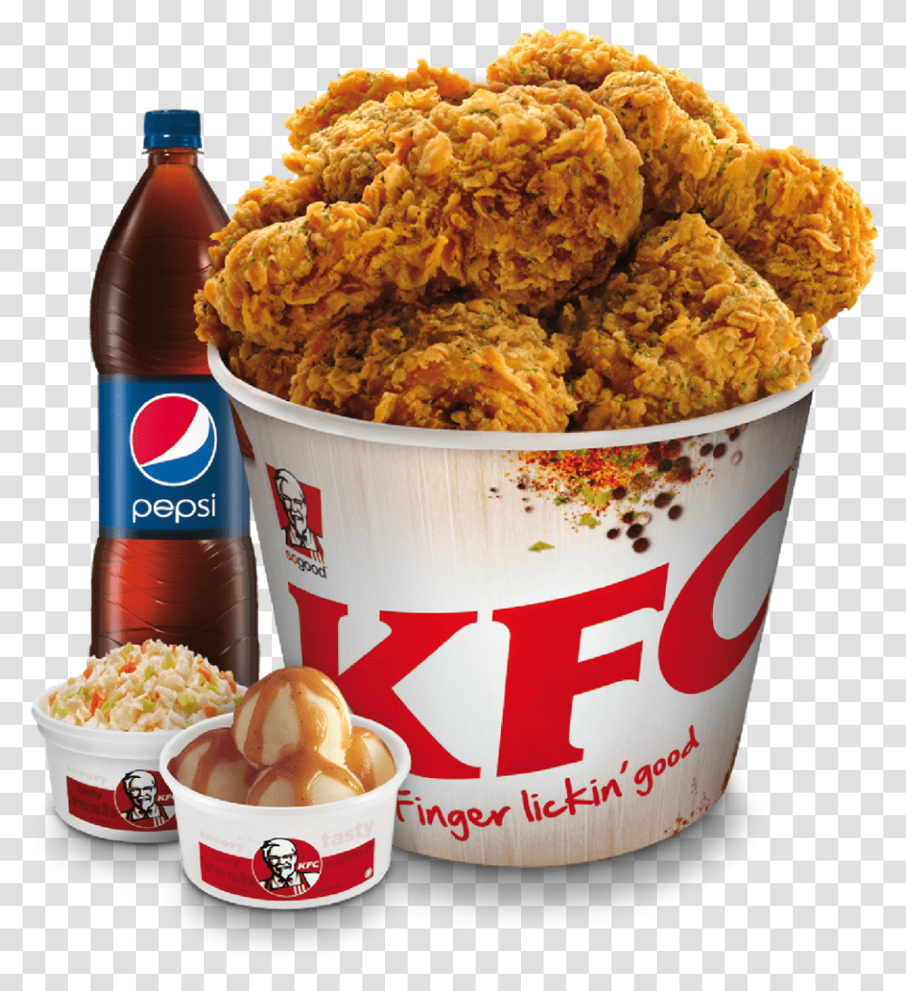 Kfc Bucket Kentucky Fried Chicken, Snack, Food, Popcorn, Ice Cream Transparent Png