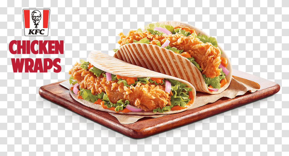 Kfc Chicken Wrap Kfc Super Saver, Taco, Food, Meal, Dish Transparent Png