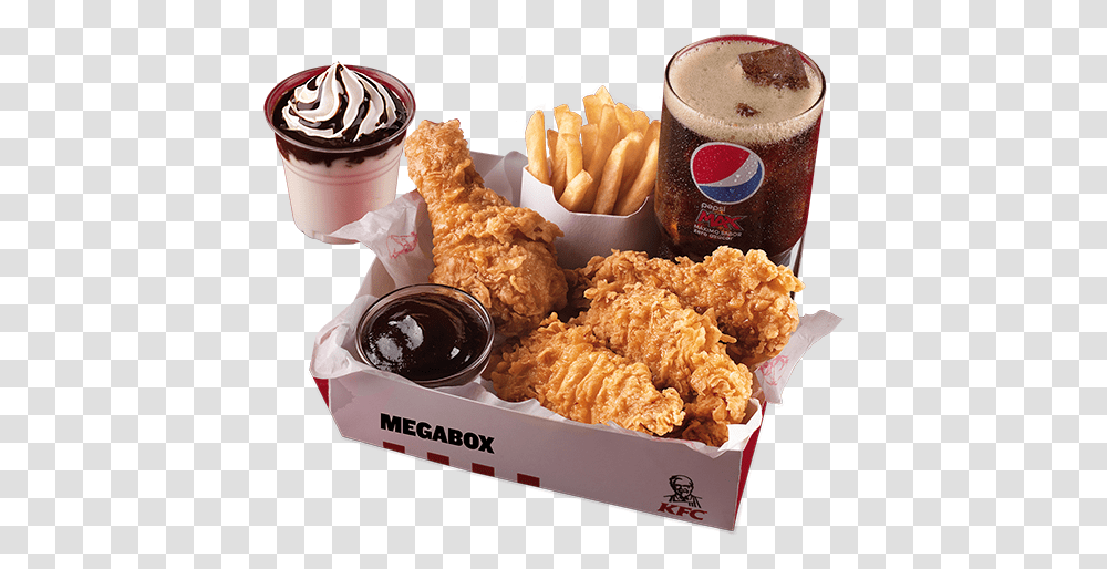 Kfc Cola, Fried Chicken, Food, Nuggets, Fries Transparent Png