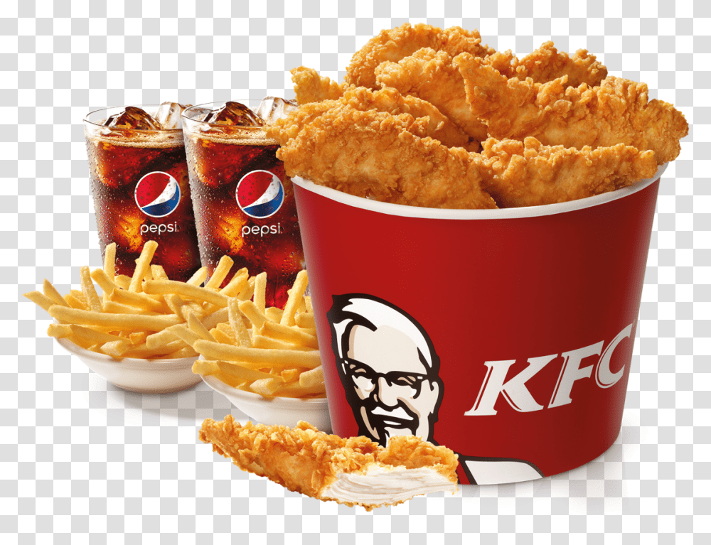 Kfc Food, Fries, Fried Chicken Transparent Png