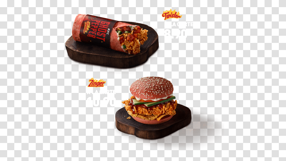 Kfc Ghost Pepper Malaysia, Burger, Food, Hot Dog, Taco Transparent Png