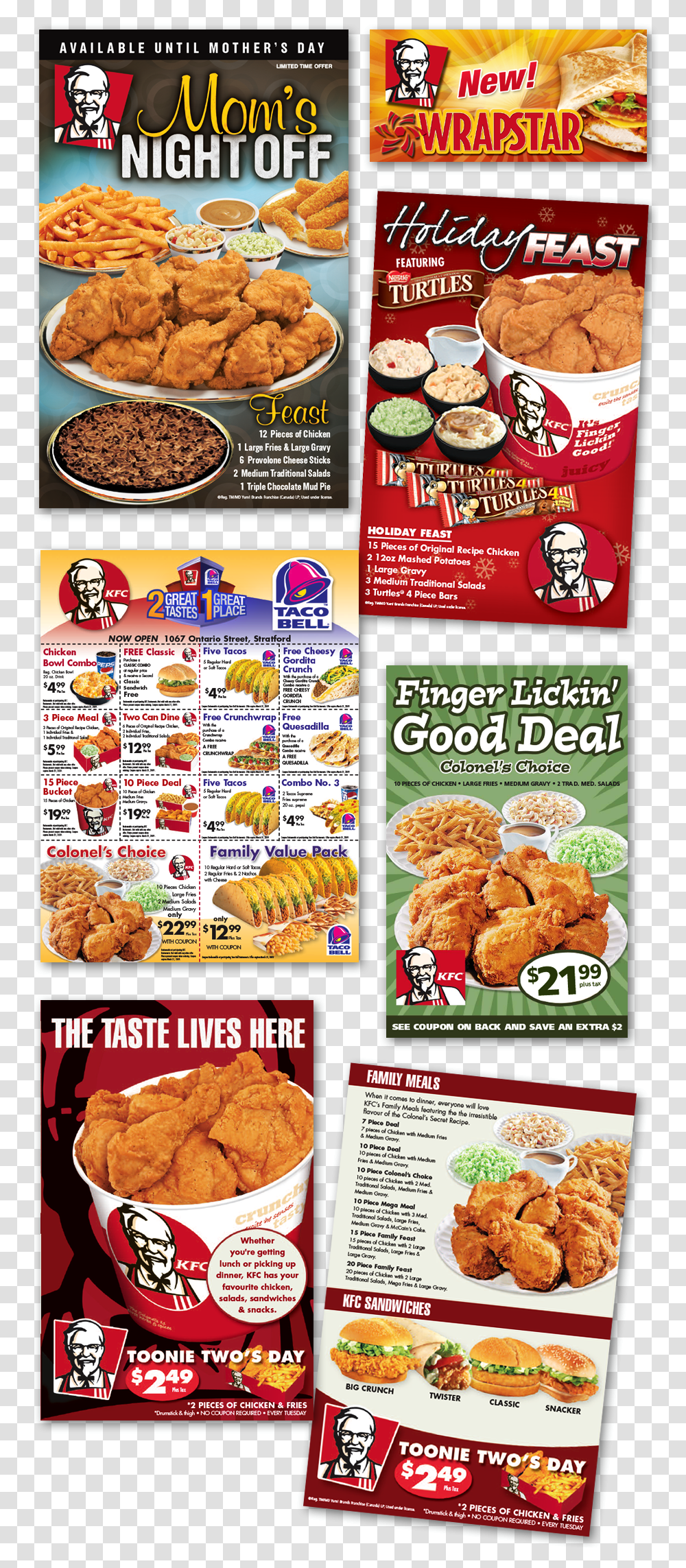 Kfc Point Of Purchase, Menu, Label, Poster Transparent Png