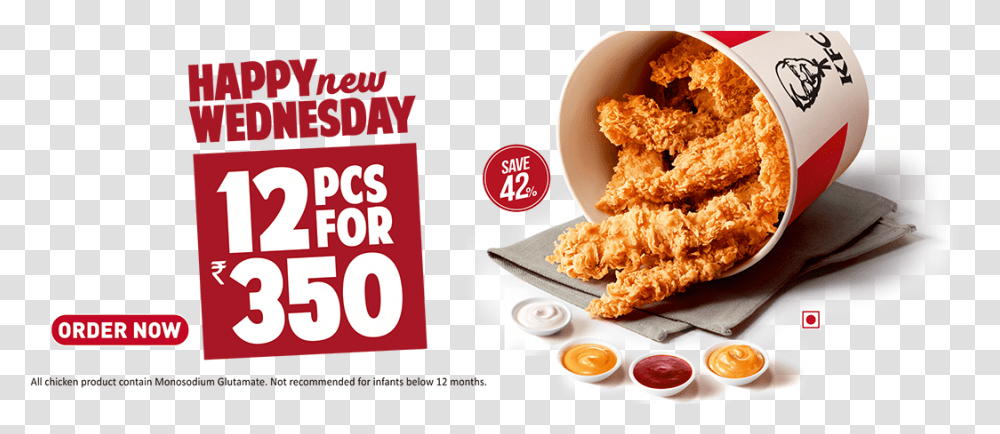 Kfc Wednesday Offer Near Me, Nuggets, Fried Chicken, Food Transparent Png