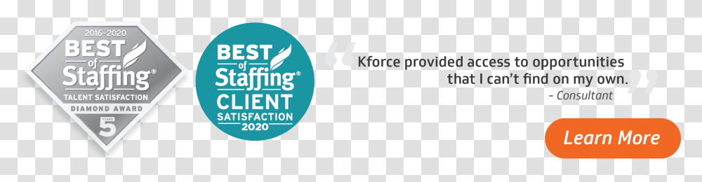 Kforce Wins Best Of Staffing Circle, Alphabet, Logo Transparent Png