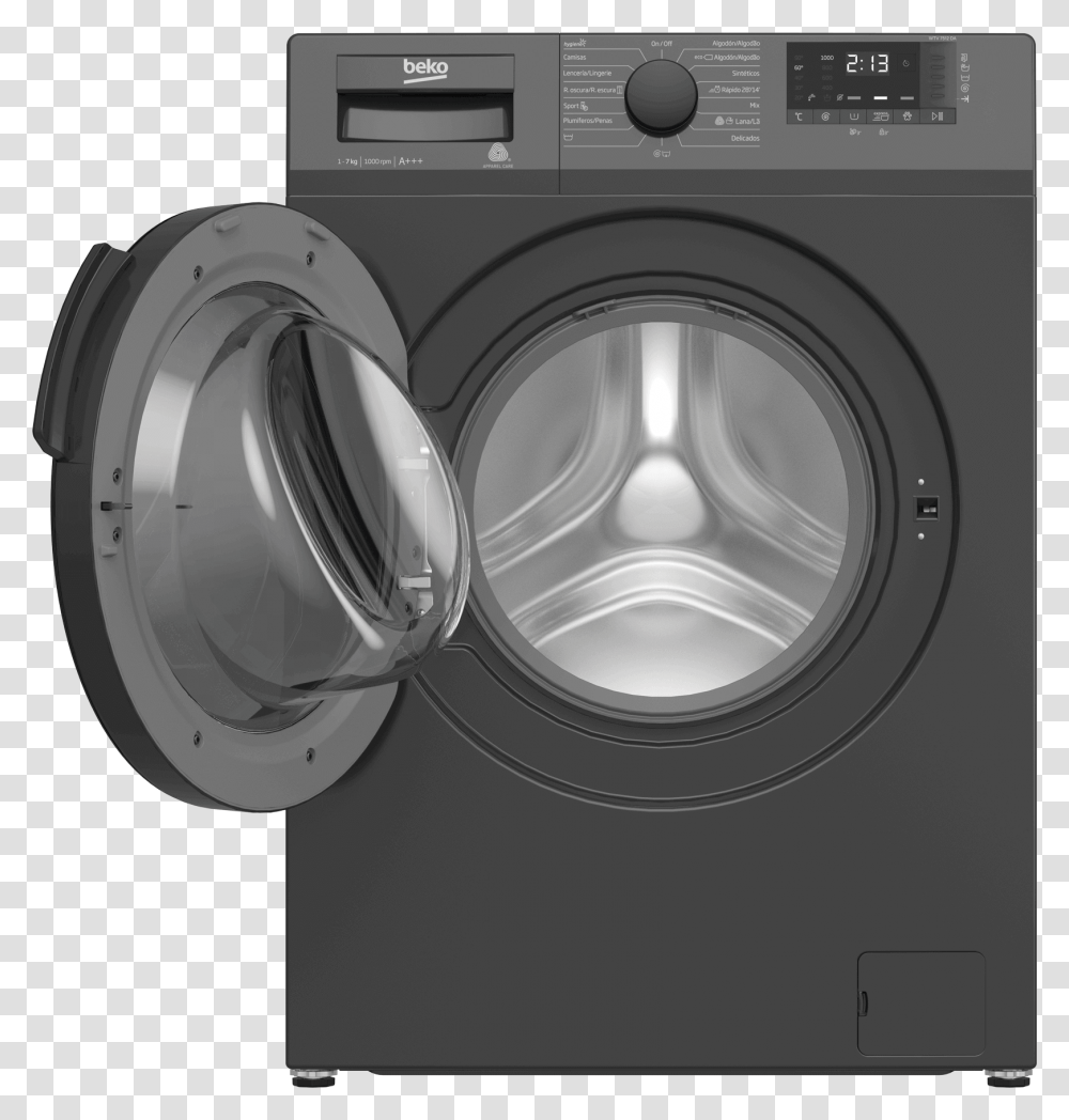 Kg 1000 Rpm Lavadora De Libre Instalacin Wtv 7512 Washing Machine, Appliance, Dryer, Washer Transparent Png