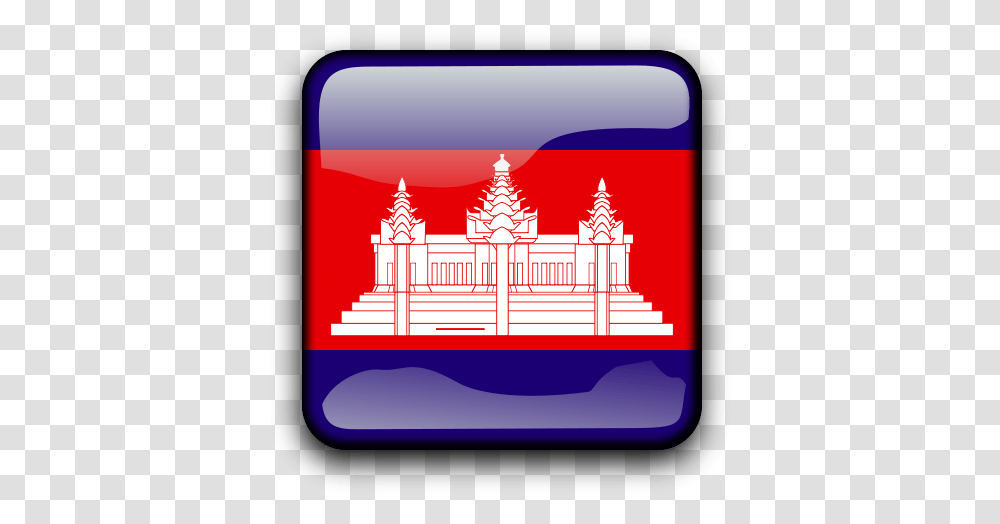 Kh Flag Clip Arts Cambodia Flag, Tree, Plant, Label Transparent Png