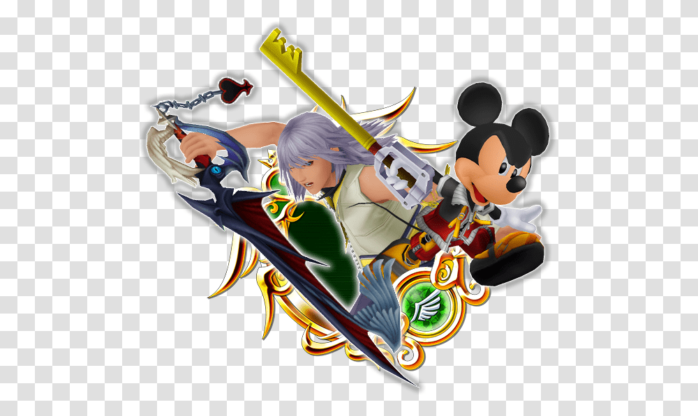 Kh Ii Riku Amp Mickey, Person, People Transparent Png