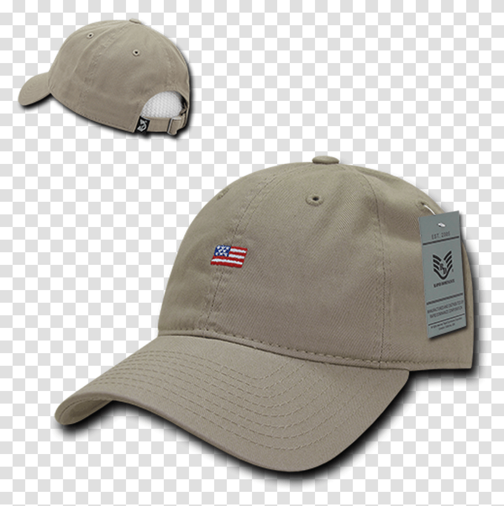 Khaki Small Us American Flag United States America Seals Punisher Skull Logo, Apparel, Baseball Cap, Hat Transparent Png
