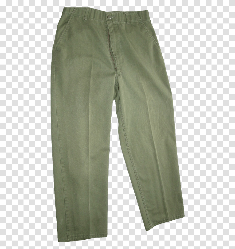 Khaki Waist Pants Green Pants Background, Apparel, Jeans, Denim Transparent Png