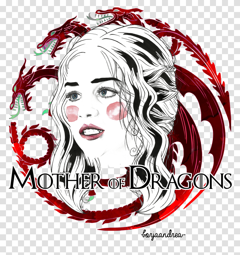 Khaleesi Vector Dragon Game Of Thrones, Poster, Advertisement Transparent Png