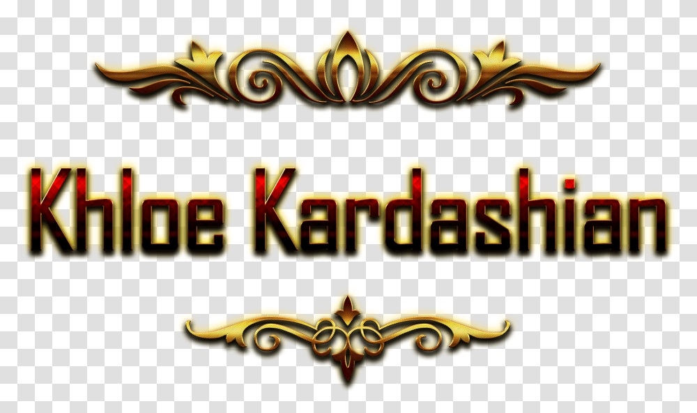 Khloe Kardashian Decorative Name Ganpati Bappa Morya, Label, Animal, Alphabet Transparent Png