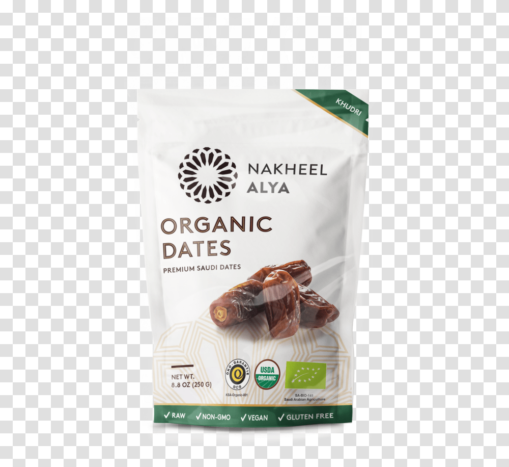 Khudri Mock Up Organic Ver 1 Packaging For Organic Chocolate Dates, Sweets, Food, Plant, Dessert Transparent Png