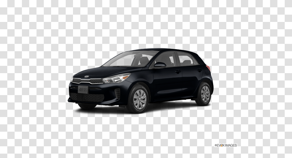 Kia Rio 2019 Hatchback Black, Car, Vehicle, Transportation, Automobile Transparent Png