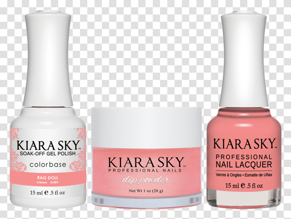 Kiara Sky 3in1 Color Kiara Sky Nail Dip, Cosmetics, Bottle, Lipstick, Mixer Transparent Png