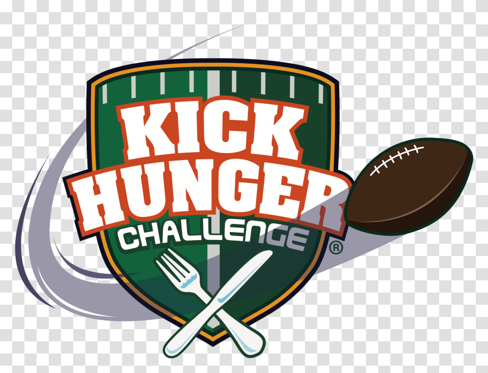 Kick Hunger Challenge Logo, Label, Word, Food Transparent Png